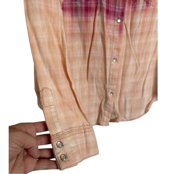 Wrangler vintage distressed western flannel size XL GUC E-7 - Picture 2 of 6